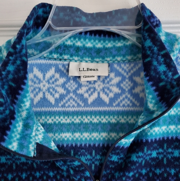 L.L. Bean | Quarter Zip Fleece - Picture 3 of 6